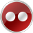 Red Flickr White Icon 48x48 png